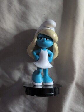 The Smurfs Movie Cup Topper Smurfette Snapco Cineplex Theatre Promo Figure